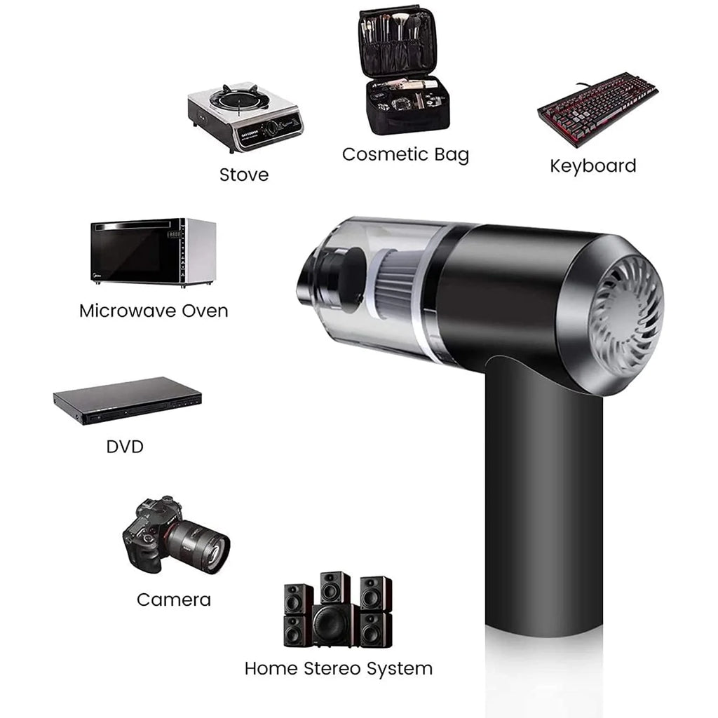 2-in-1 Cordless Handheld Vacuum Cleaner | Car & Home Dust Cleaner