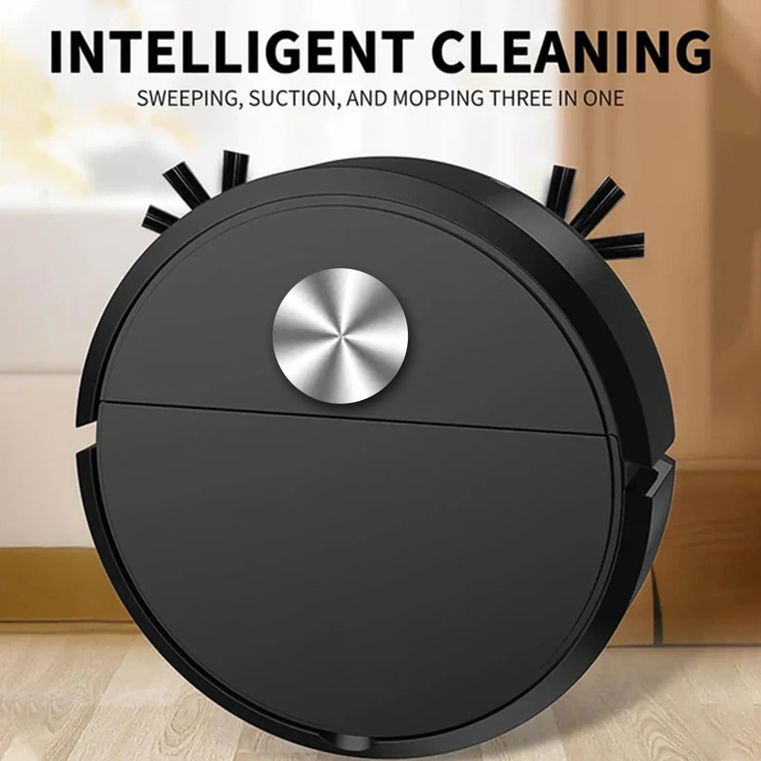 USB Robot Vacuum & Mop | 3-in-1 Automatic Floor Cleaning Robot