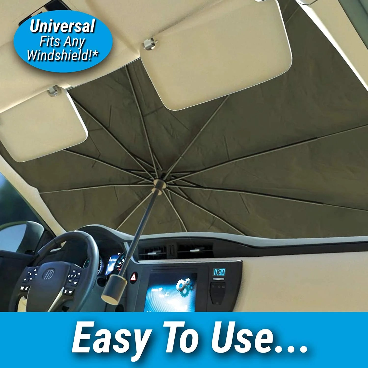 Car Windshield Sun Shade Umbrella | Foldable Heat Protection Cover