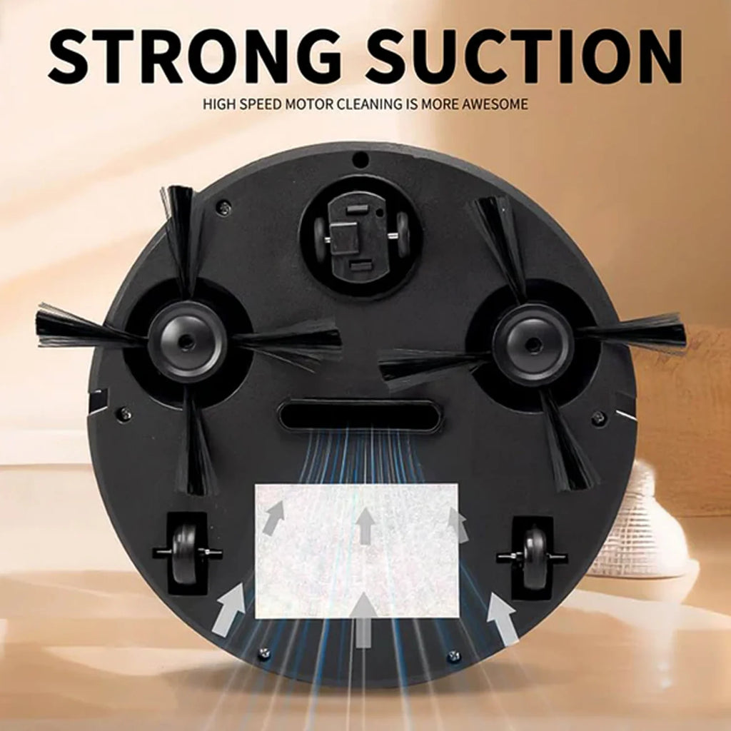 USB Robot Vacuum & Mop | 3-in-1 Automatic Floor Cleaning Robot