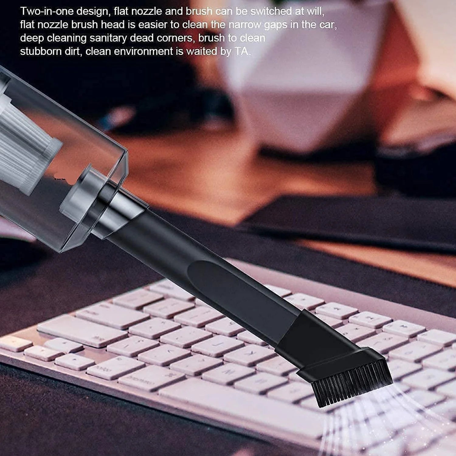 2-in-1 Cordless Handheld Vacuum Cleaner | Car & Home Dust Cleaner