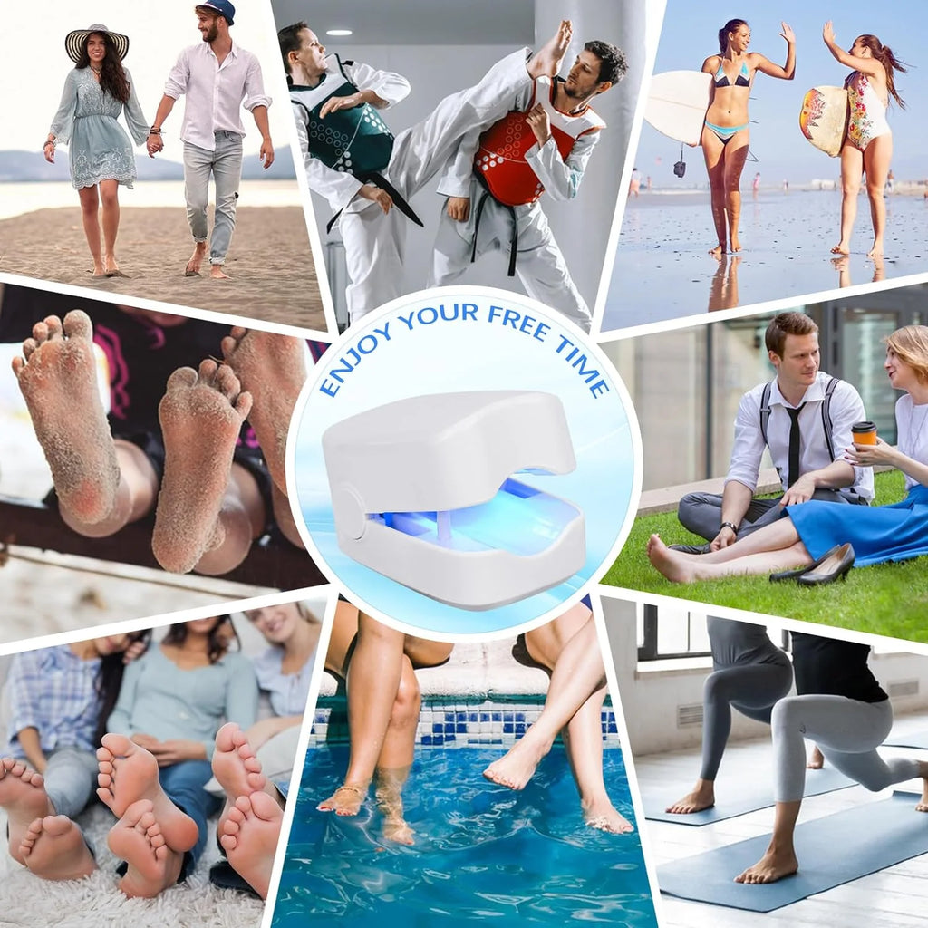 Rechargeable Nail Care Device | Portable LED Nail Care Tool for Hands & Feet