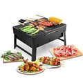 Portable Charcoal BBQ Grill | Foldable Barbecue Grill with Carry Handle