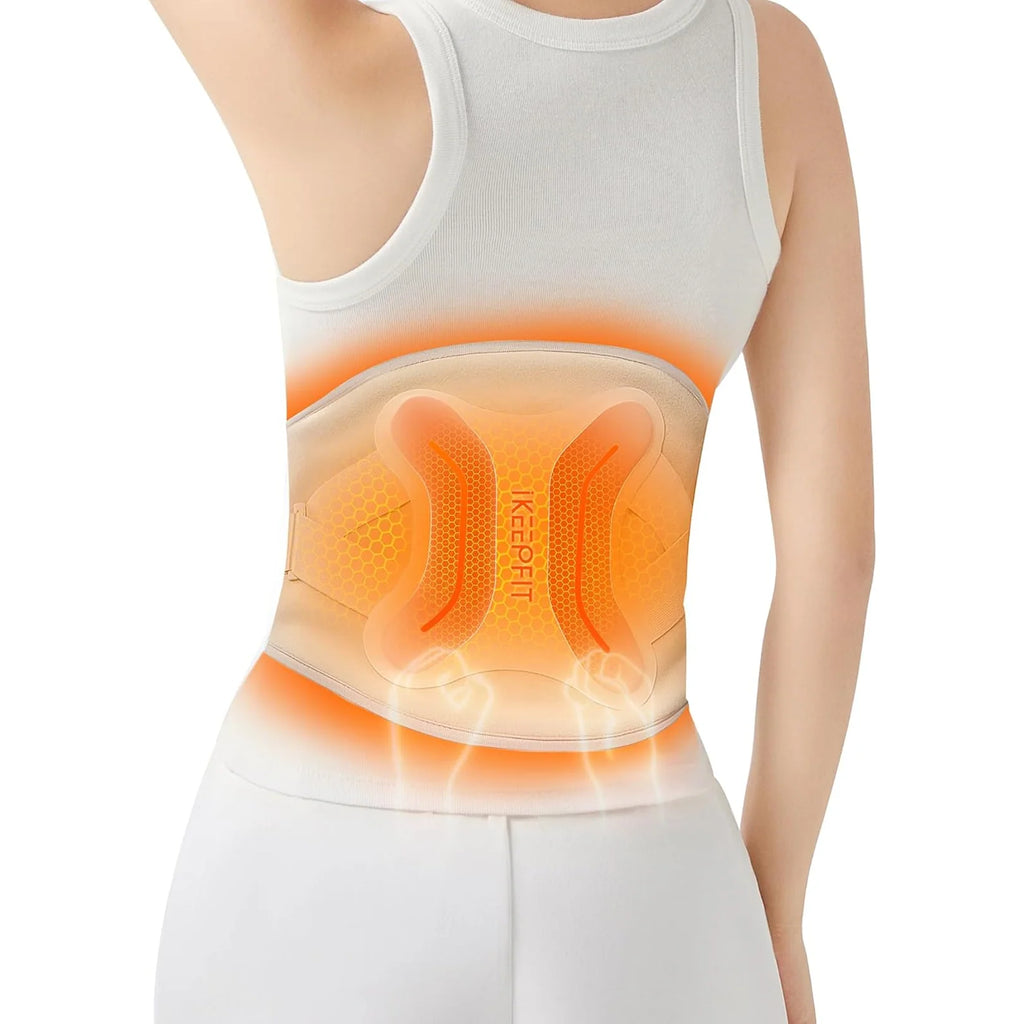 Rechargeable Heating & Vibration Waist Belt | Smart Menstrual Pain Relief Belt