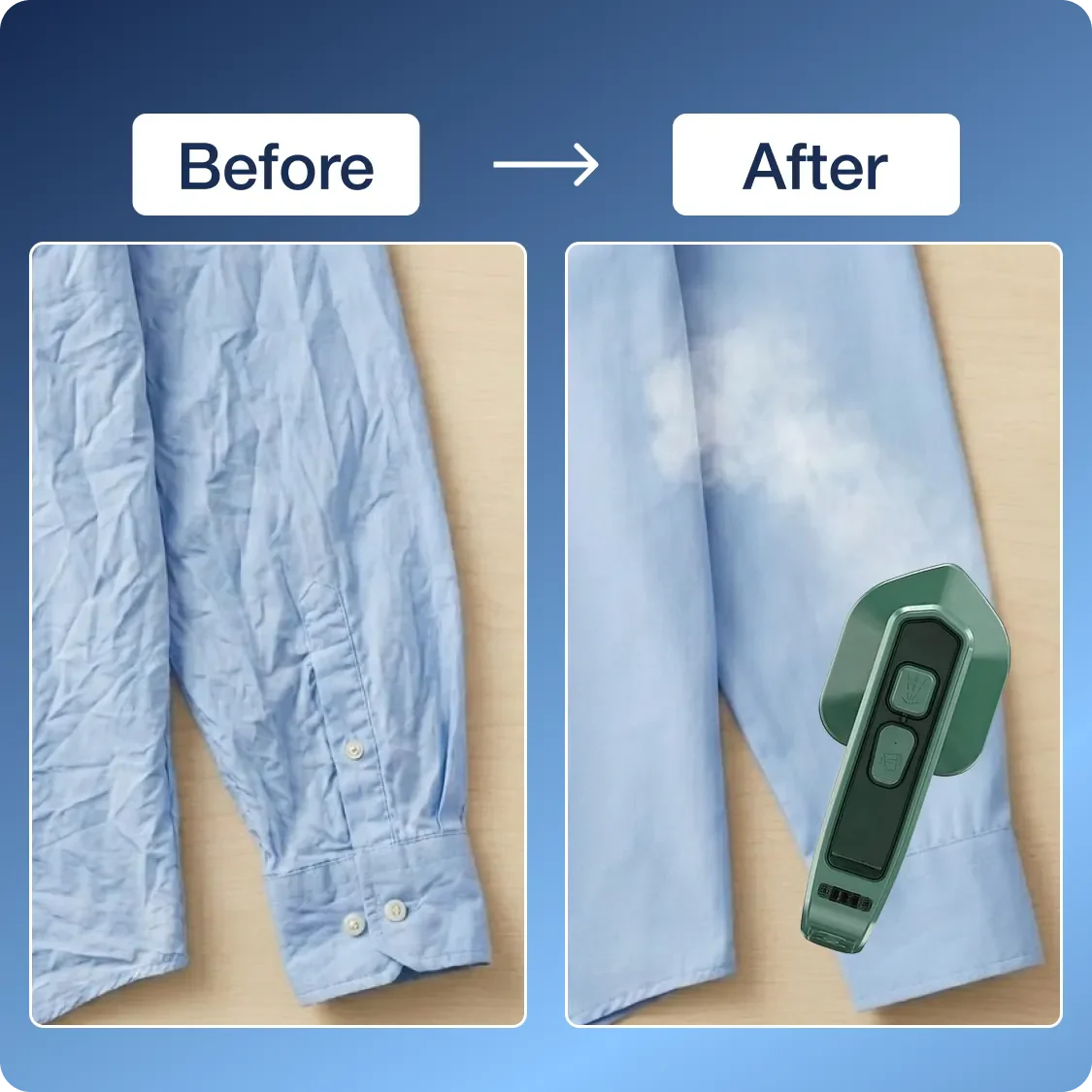Mini Steam Iron | Portable Handheld Garment Steamer