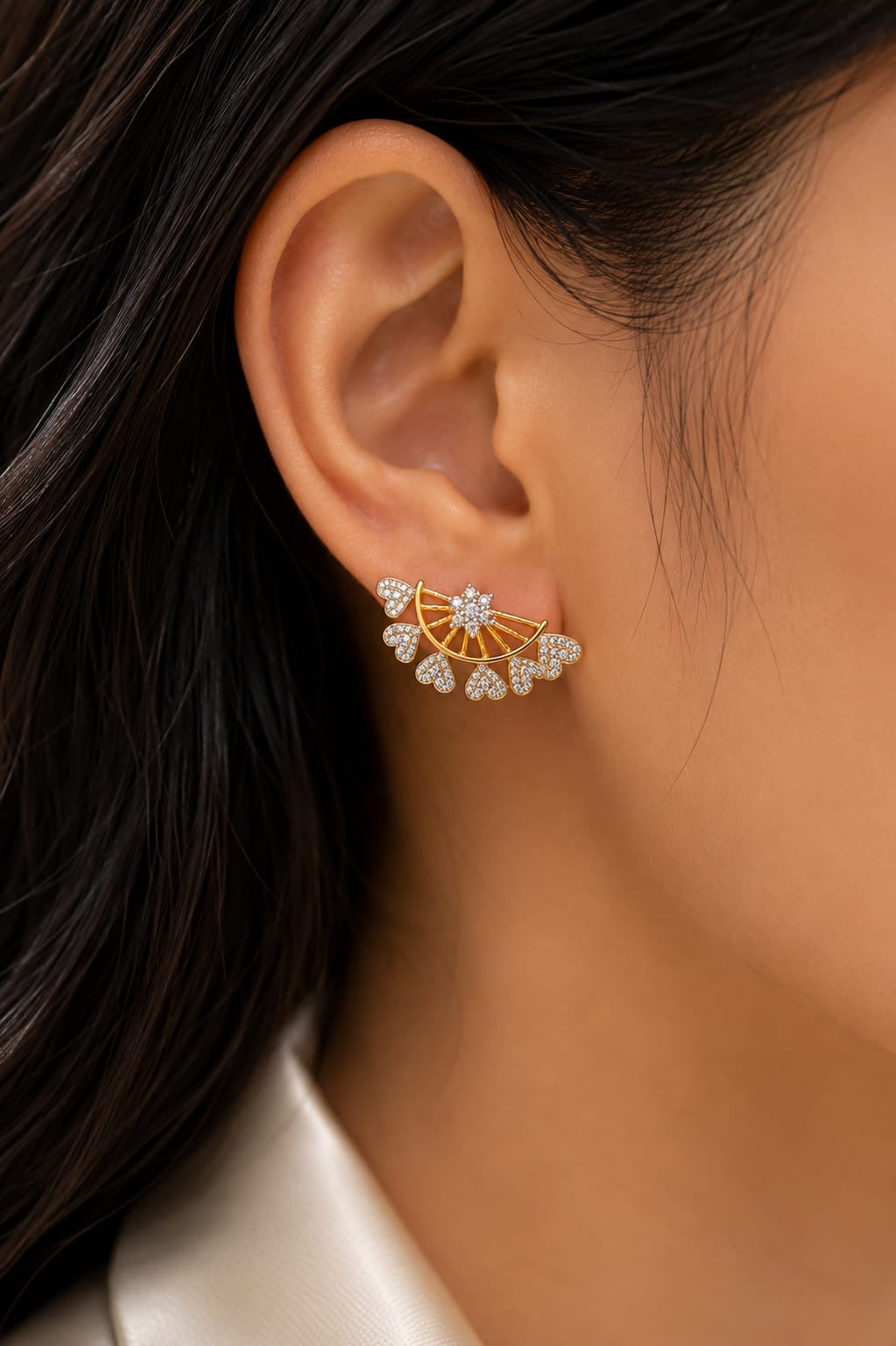 Aurelia Heart Bloom Earrings