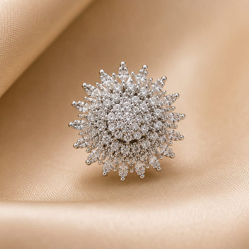 Aurelia Snowburst Stud Earrings