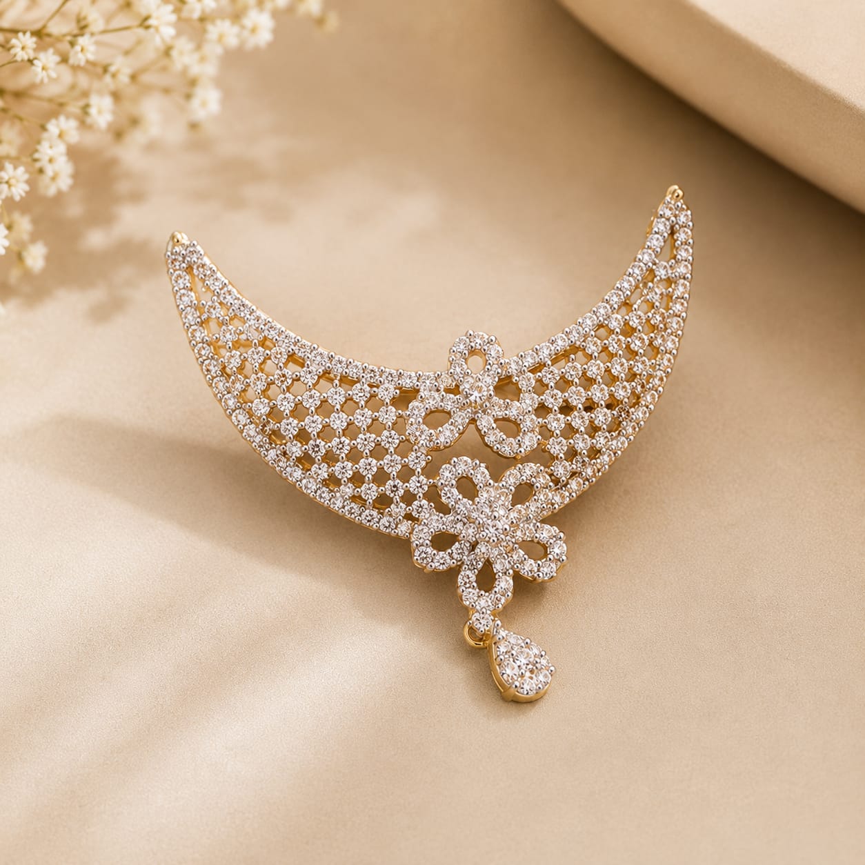 Lunara Crescent Crystal Set