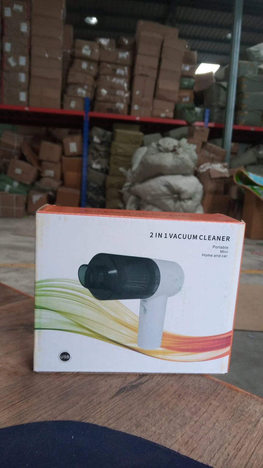 2-in-1 Cordless Handheld Vacuum Cleaner | Car & Home Dust Cleaner