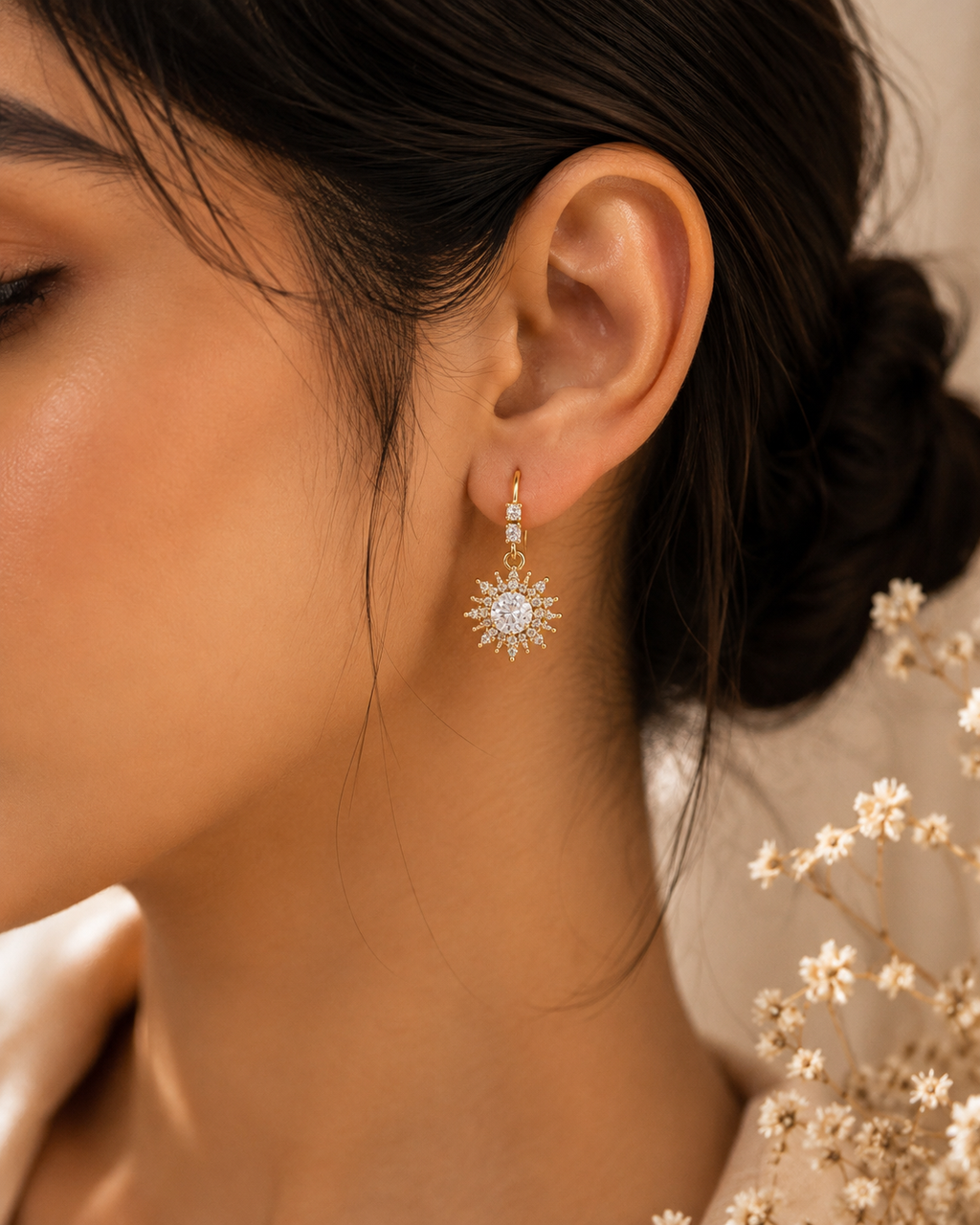 Solara Radiance Drop Earrings
