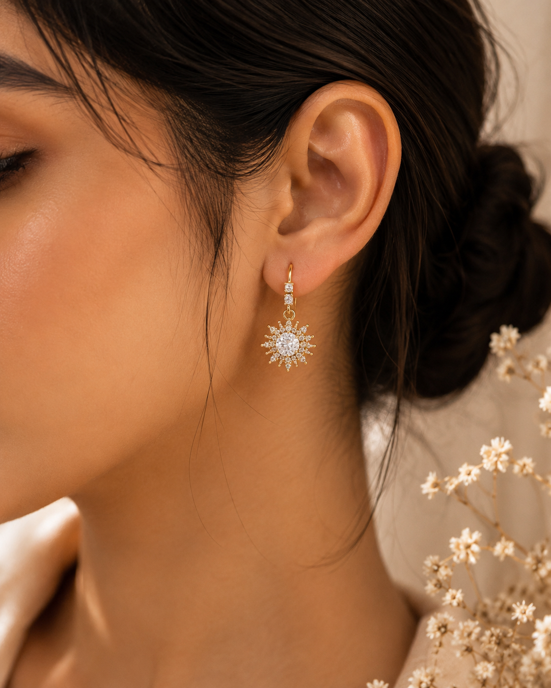 Solara Radiance Drop Earrings