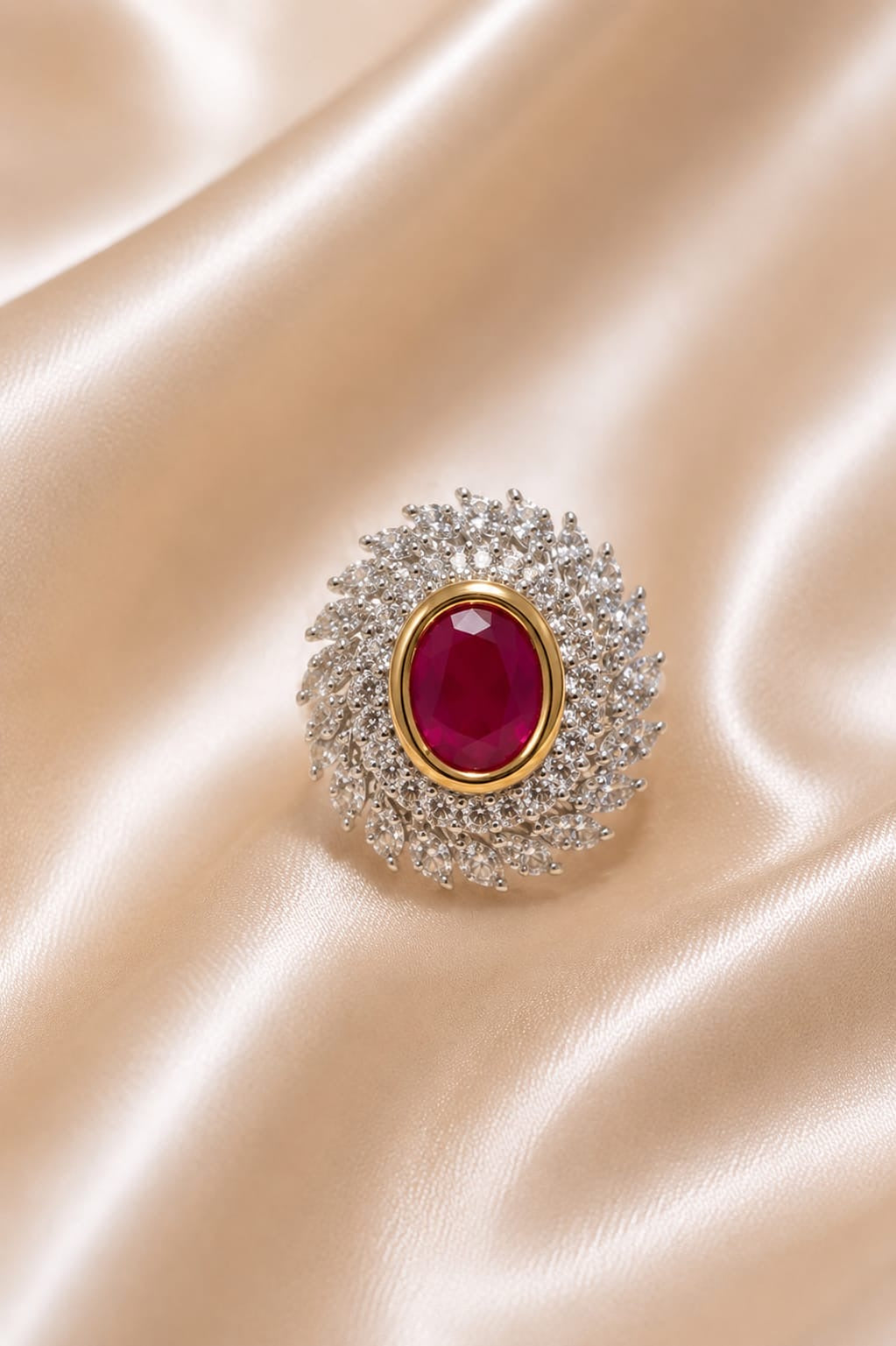 Roséa Crimson Halo Studs