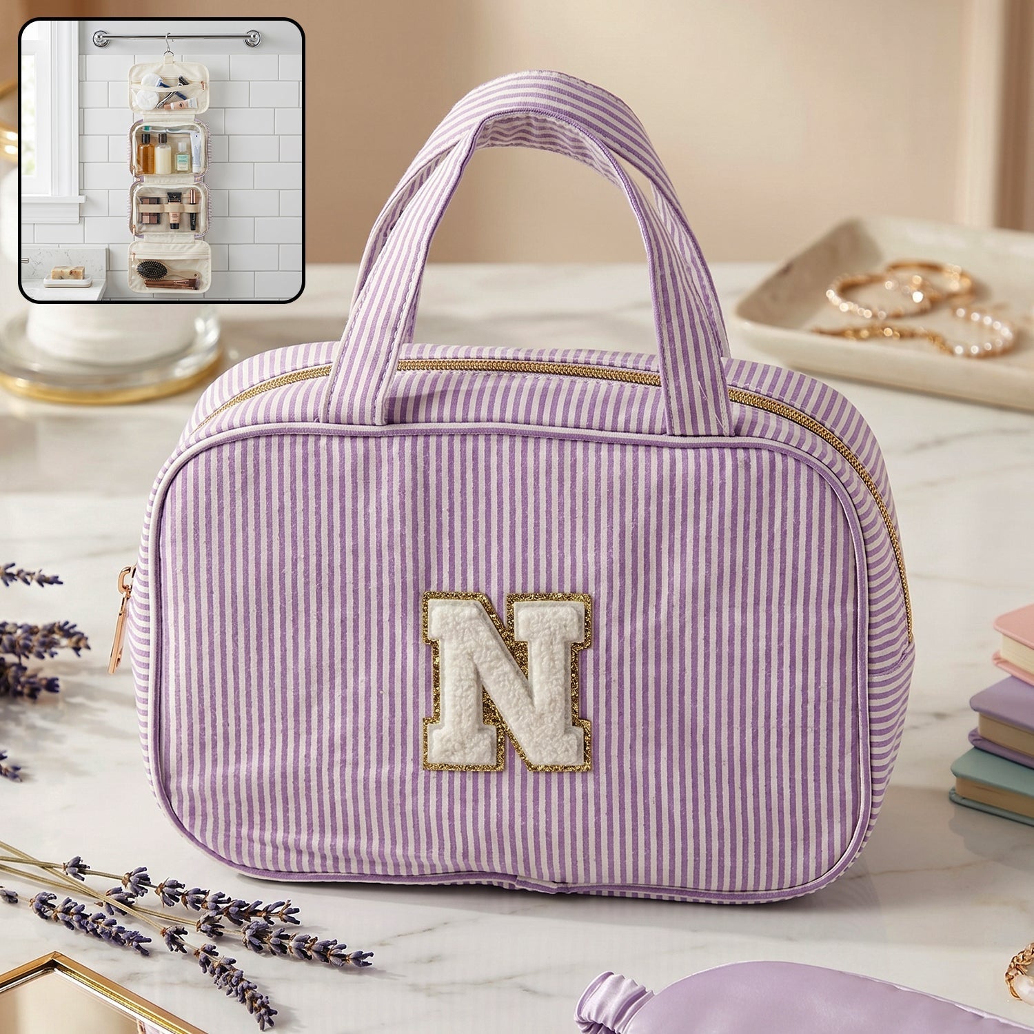 Travel Hanging Toiletry Bag | Multi-Pocket Cosmetic Organizer