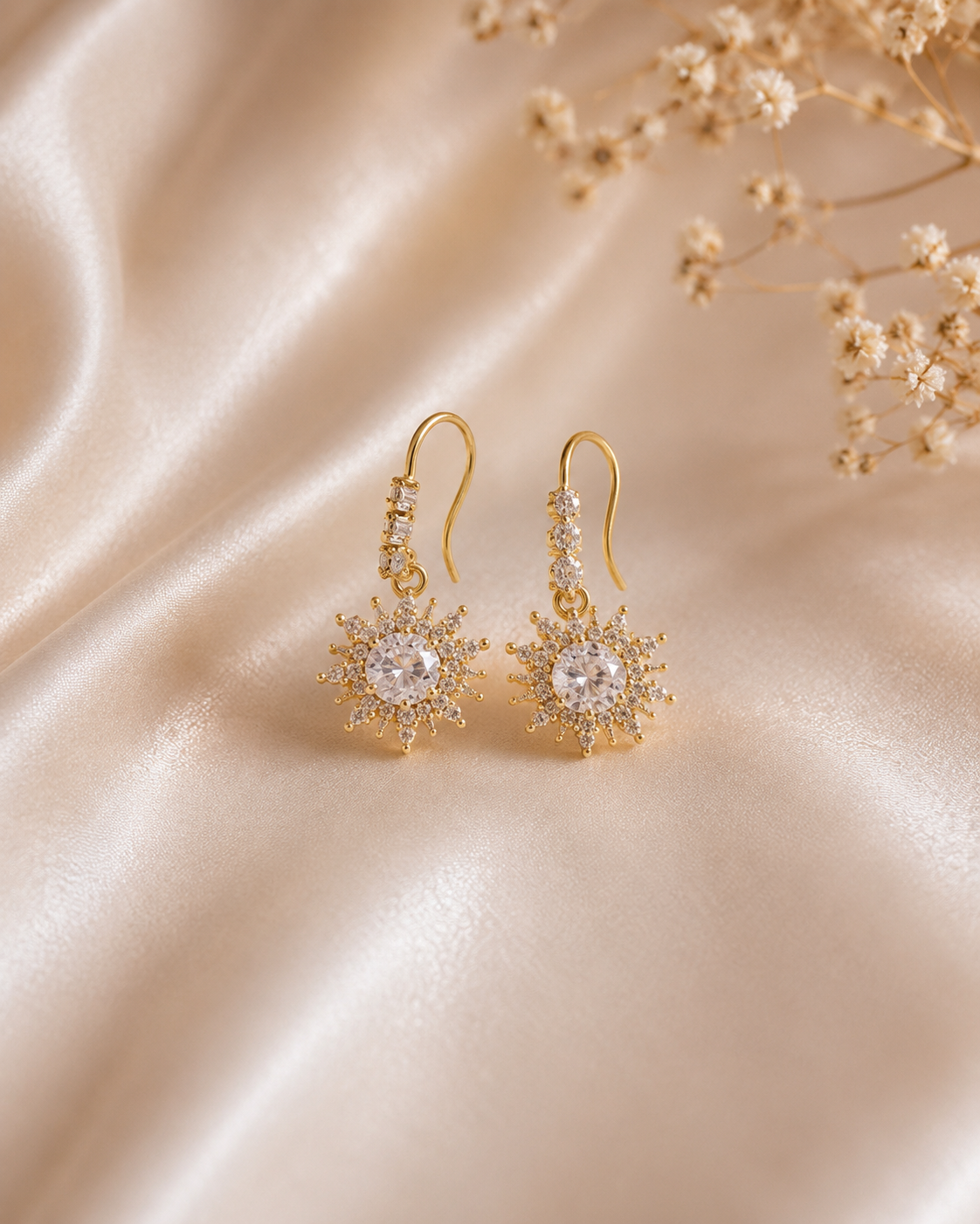 Solara Radiance Drop Earrings