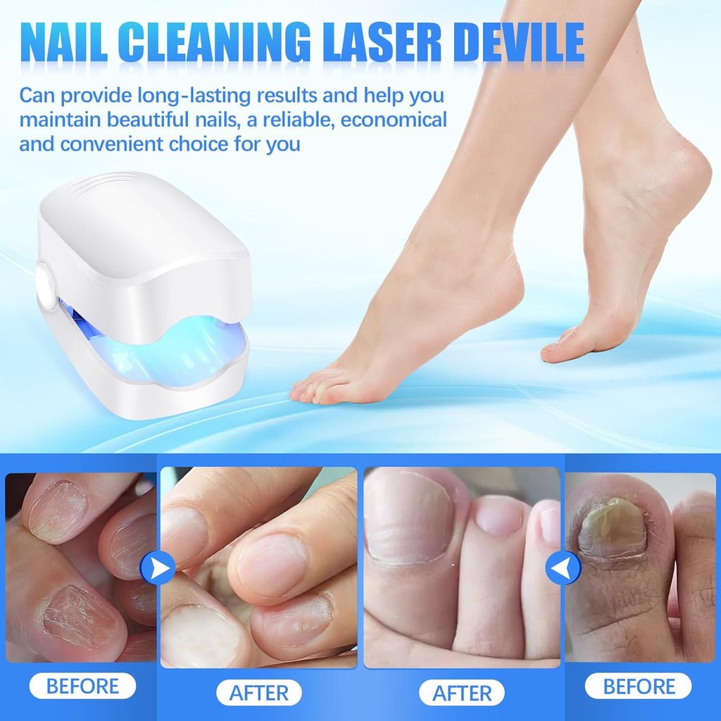 Rechargeable Nail Care Device | Portable LED Nail Care Tool for Hands & Feet