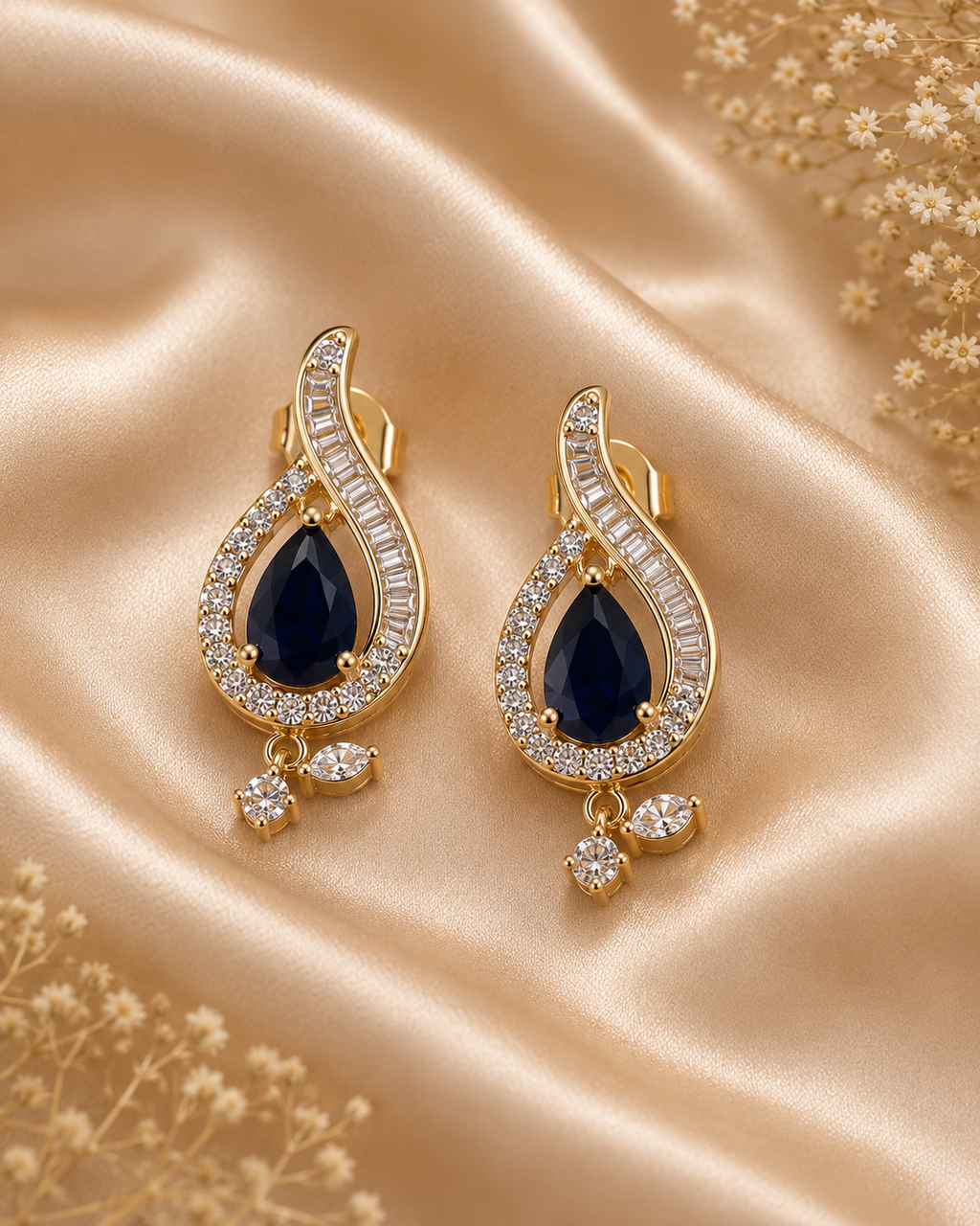 Sapphire Élise Teardrop Set