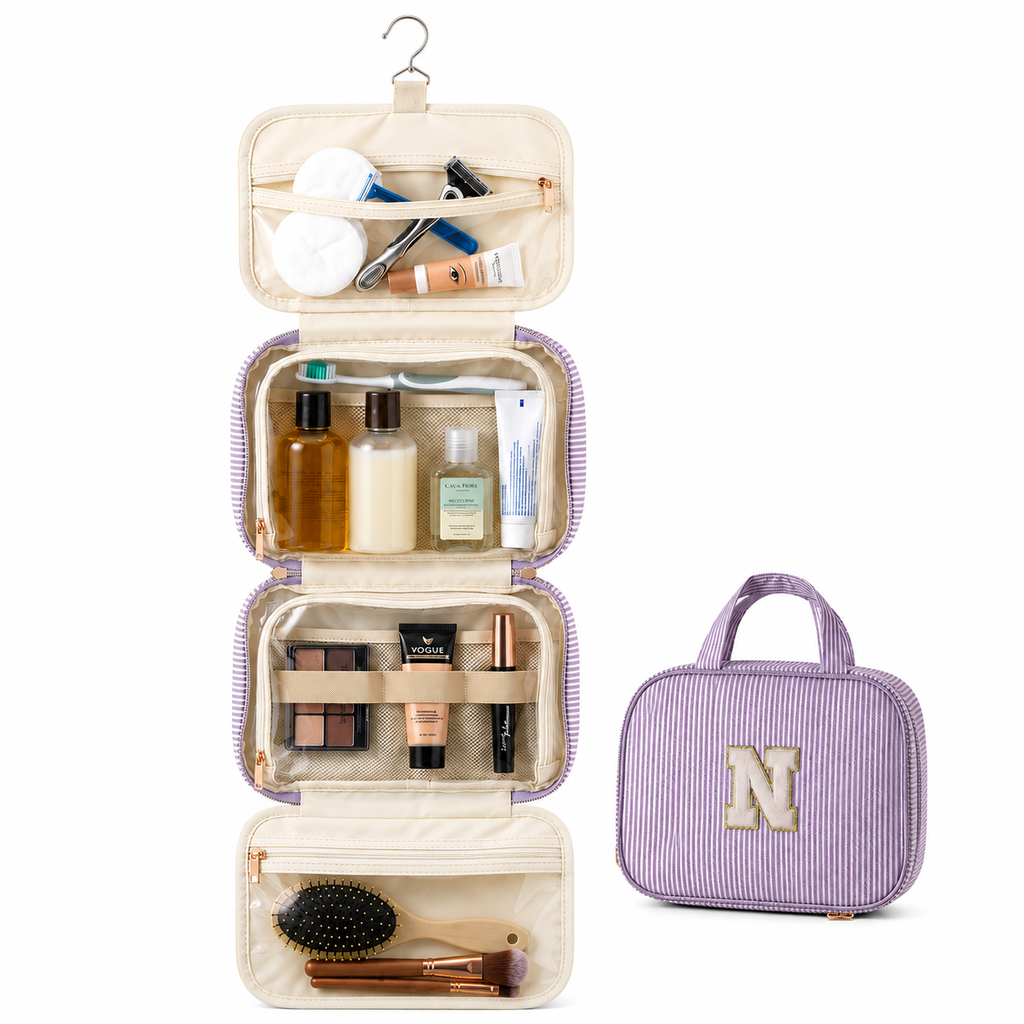 Travel Hanging Toiletry Bag | Multi-Pocket Cosmetic Organizer