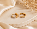Aurora Spark Huggie Hoop Earrings
