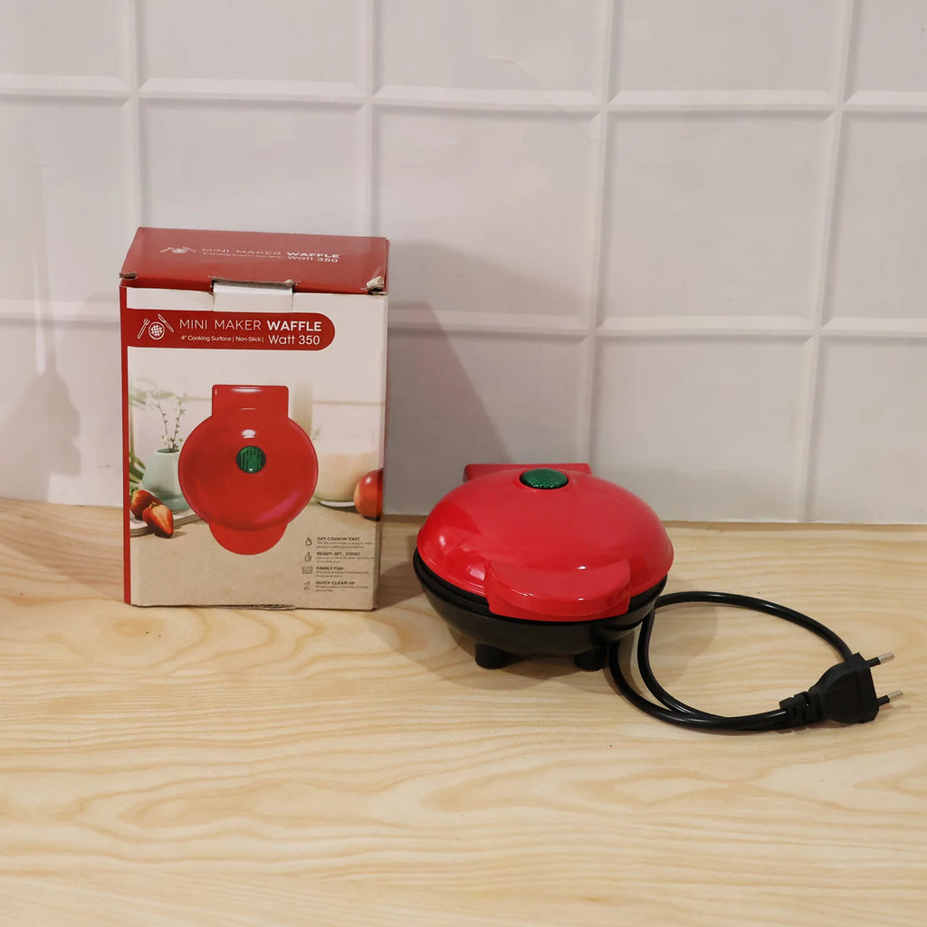 Mini Waffle Maker | Non-Stick Breakfast & Snack Maker