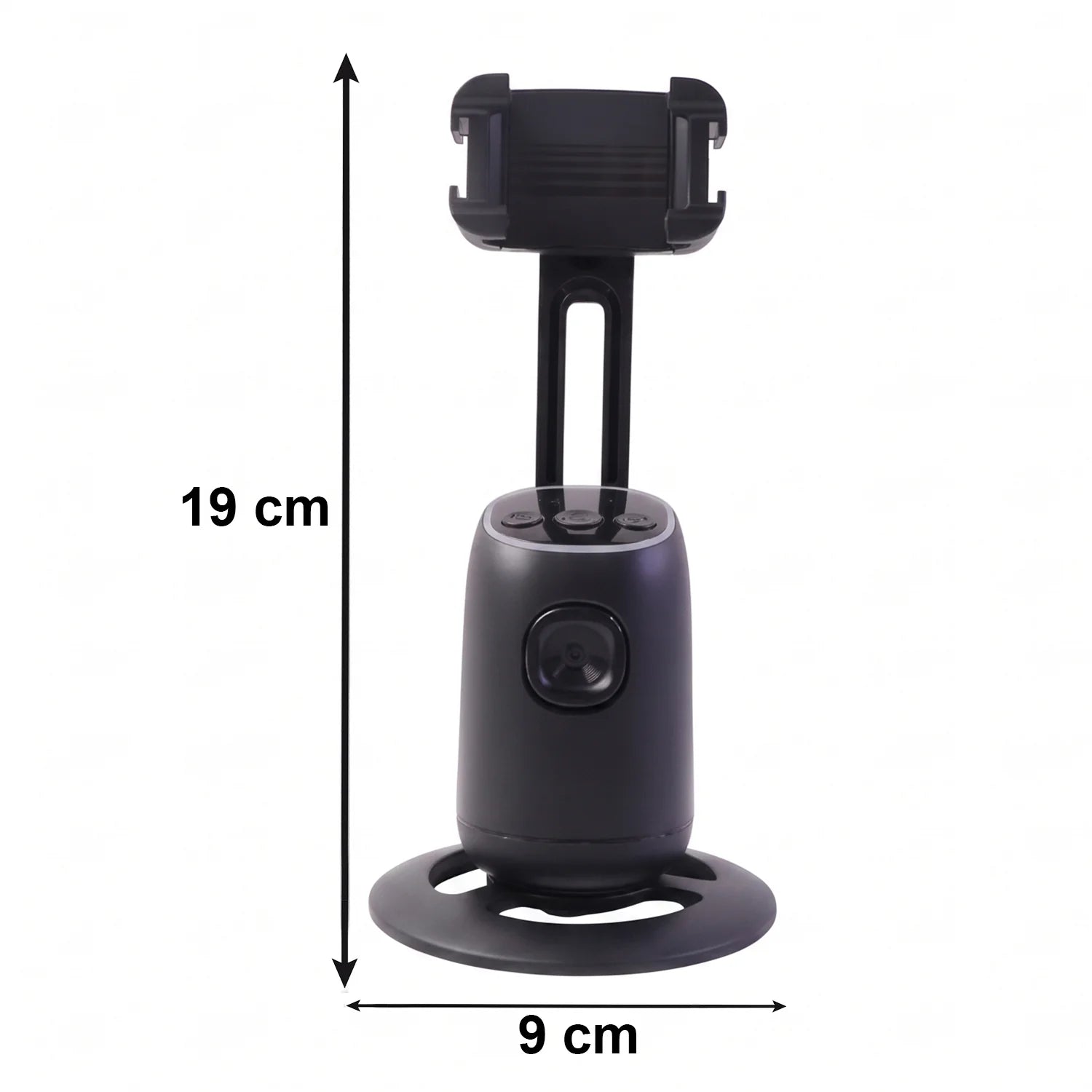 Smart AI Auto Face Tracking Phone Holder | 360° Rotating Mobile Stand