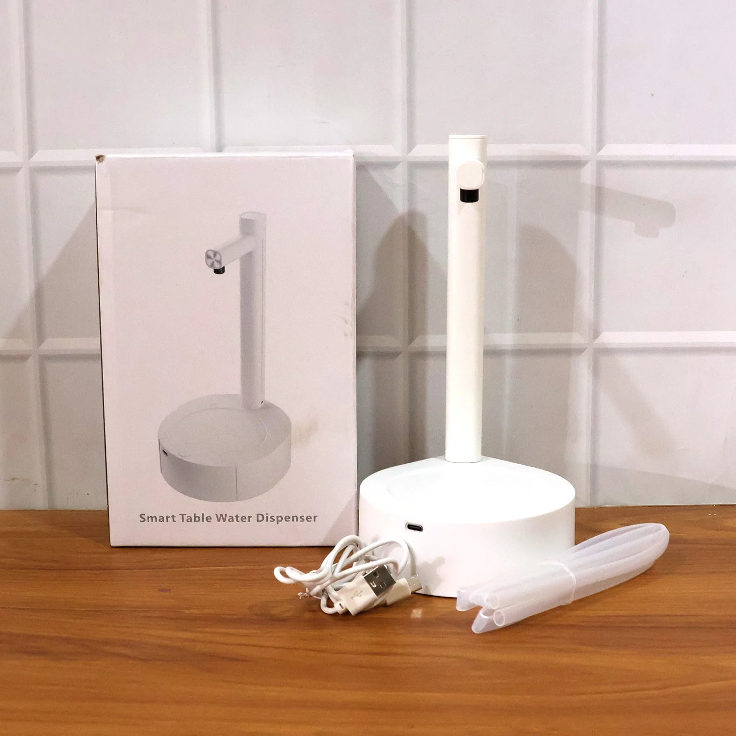 USB Rechargeable Desktop Water Dispenser | One-Touch Portable Water Pump