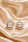 Celeste Halo Crystal Studs