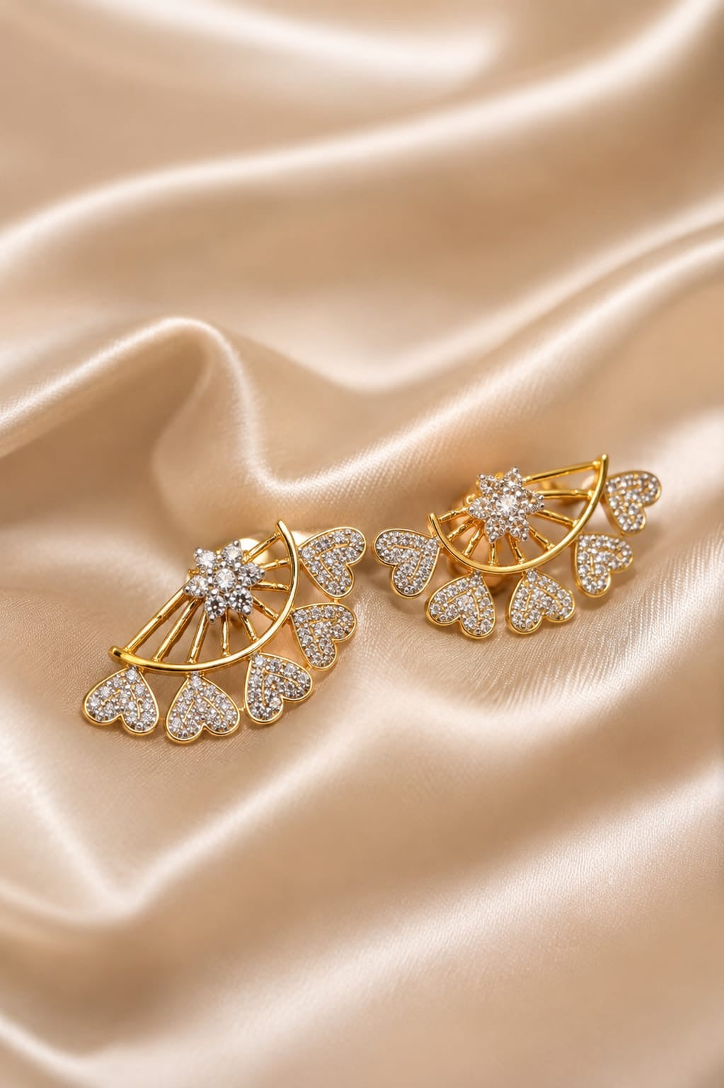 Aurelia Heart Bloom Earrings