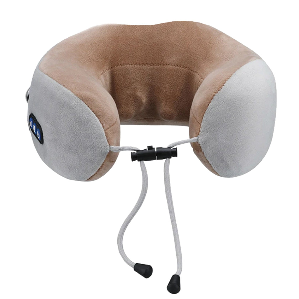 U-Shaped Electric Neck Massage Pillow | Rechargeable Neck & Shoulder Massager