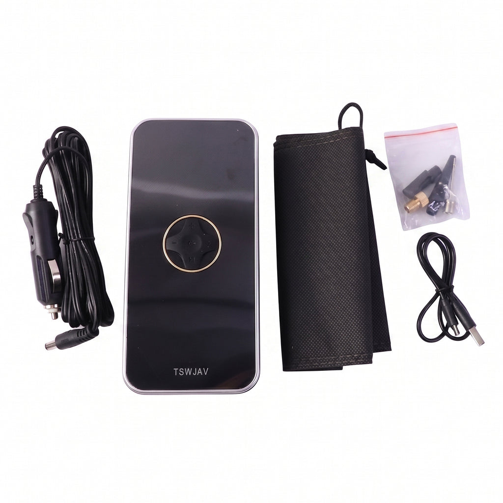 Portable Electric Tyre Air Pump | Wireless Digital Air Compressor