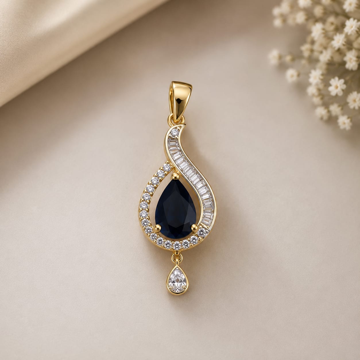 Sapphire Élise Teardrop Set