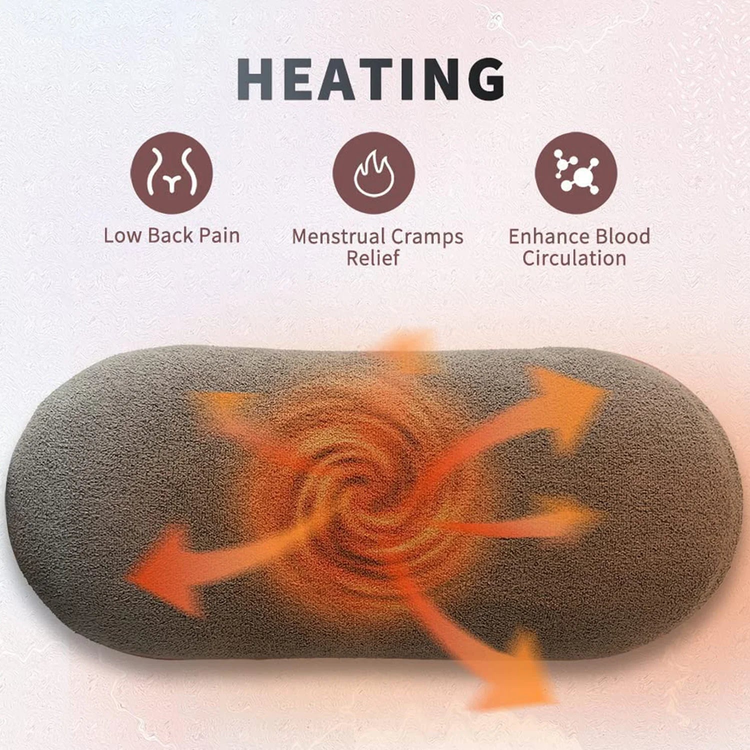 Rechargeable Heating & Vibration Waist Belt | Smart Menstrual Pain Relief Belt
